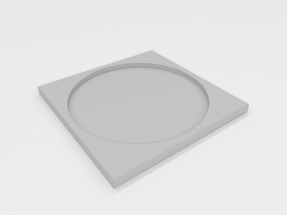 Peak Material กระเบื้องผนัง โมเดล 3 มิติ ลาย Moon