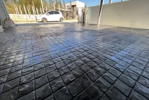 กระเบื้องคอนกรีตพิมพ์ลาย ลาย Granite 4×4 5