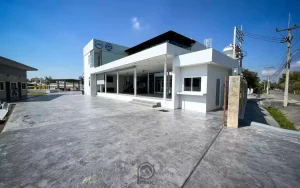 ตัวผลงานคอนกรีตพิมพ์ลาย ลาย Slate Texture 1