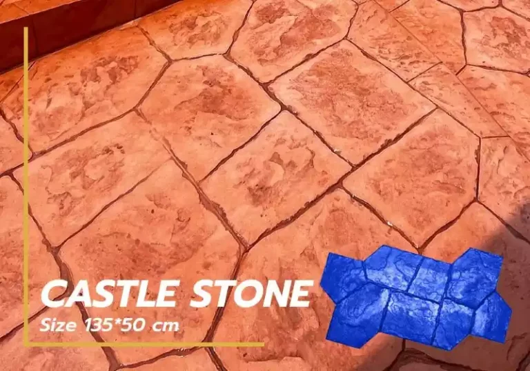 Peak Nature Crete คอนกรีตพิมพ์ลาย ลาย CASTLE STONE