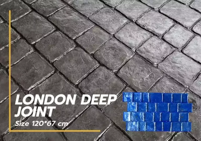 Peak Nature Crete คอนกรีตพิมพ์ลาย ลาย LONDON DEEP JOINT
