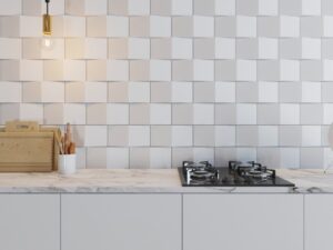 Peak กระเบื้องผนัง 3 มิติลาย Wing สีขาว