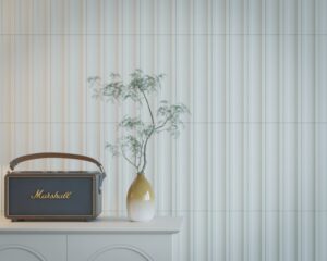 กระเบื้อง 3 มิติ ลาย Verge สี ขาว